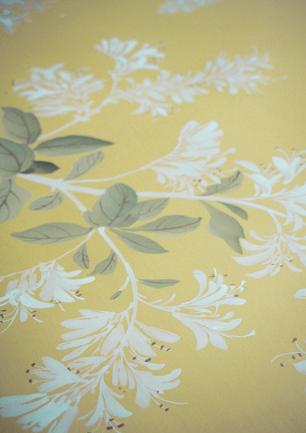 An English Butterfly Garden in Primrose Yellow