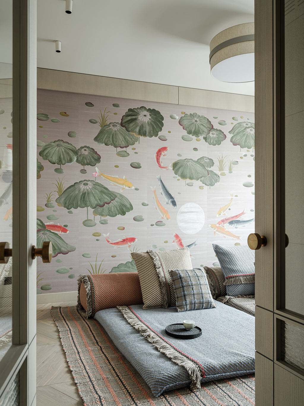 Carp And Moon in Honshu